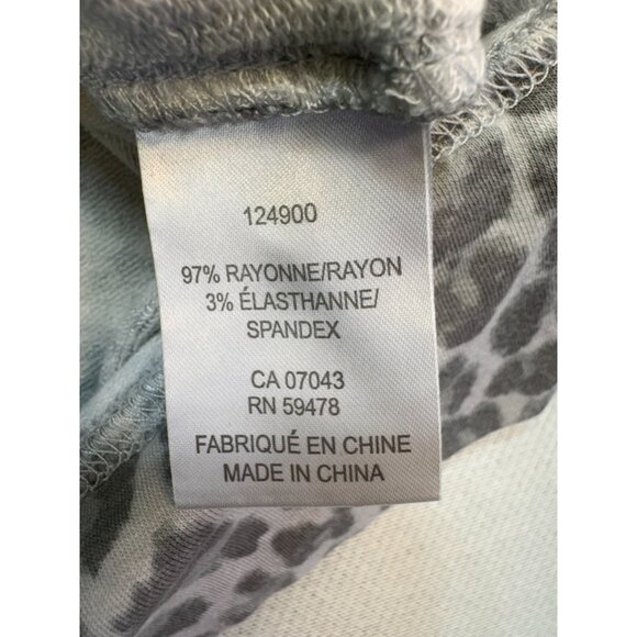 Tahari Womens Knit Sweater Top M Leopard Print Long Sleeve Casual - Picture 3 of 10